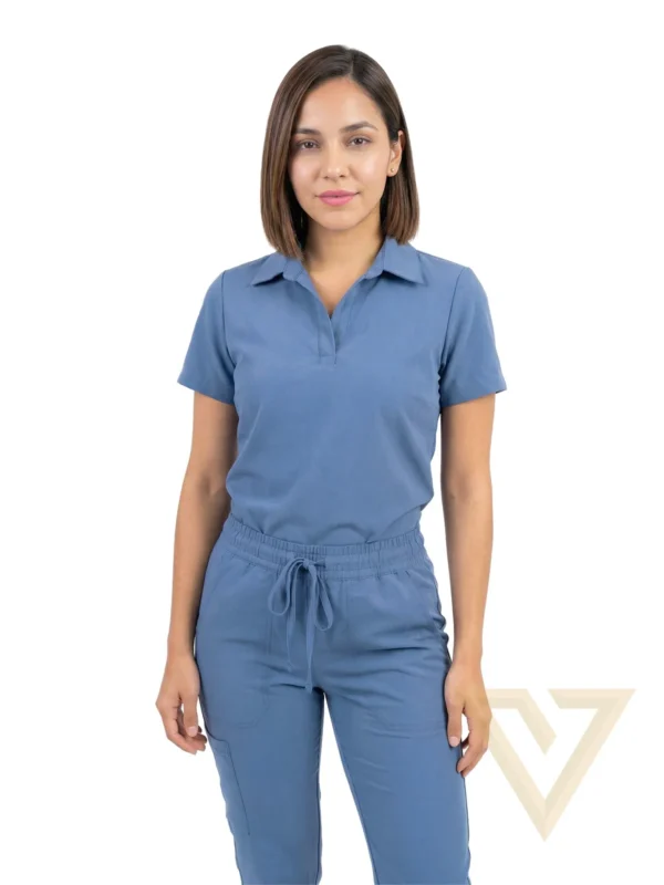 Scrub Vértice Polo Azul Slate M2